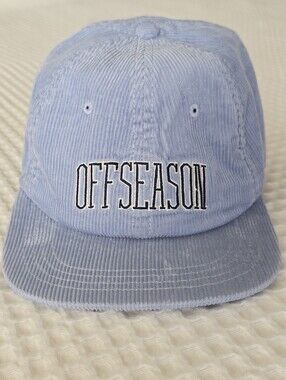 SNS Offseason Corduroy Snapback Hat Blue Embroidered Streetwear